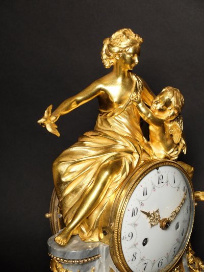 Louis XVI period clock "Love and Friendship"