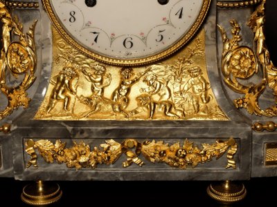Louis XVI period clock "Love and Friendship"