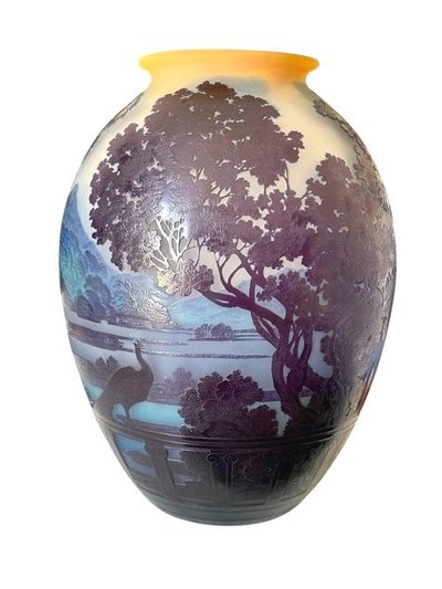 Emile Gallé Vase "Lake Como"