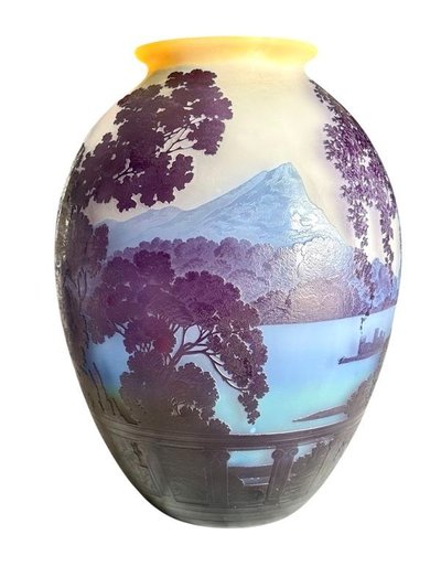Emile Gallé Vase "Lake Como"