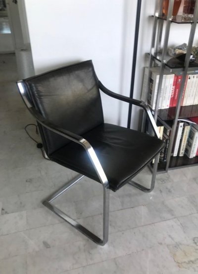 Coppia di poltrone a sbalzo KNOLL Design R.GLATZEL 1970