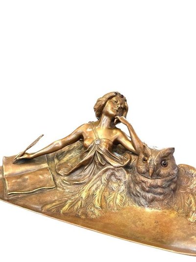 Calamaio in bronzo di Vienna "Franz Bergman"