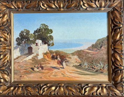 Pierre Thuillier (1799-1858) - Orientalist landscape, Circa 1840