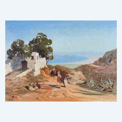 Pierre Thuillier (1799-1858) - Orientalist landscape, Circa 1840