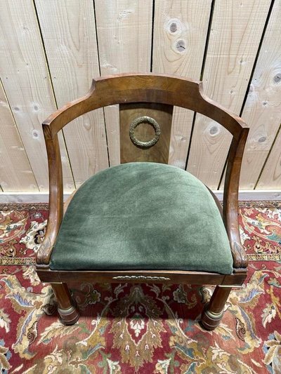 Fauteuil de bureau époque Empire 