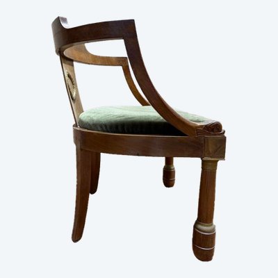 Fauteuil de bureau époque Empire 