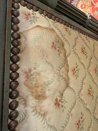 Lit capitonné de style Louis XVI 190/130 cm