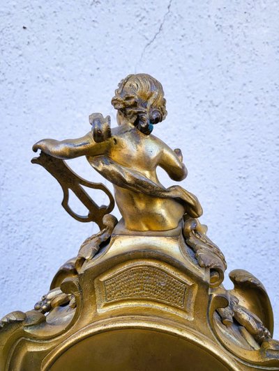 Gilded bronze cartel, 19th century
