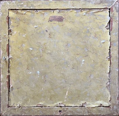 HSP painting "study of flowers - roses" Art Nouveau architectural project + frame