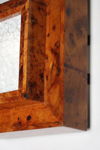 THREE ELM BURR VENEER CEILING OR WALL LIGHTS, ART DECO PERIOD