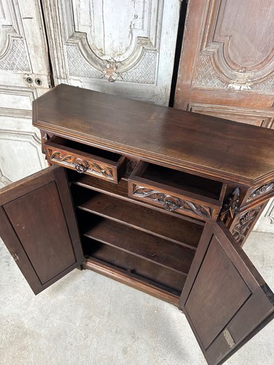 Gothic style sideboard circa 1900