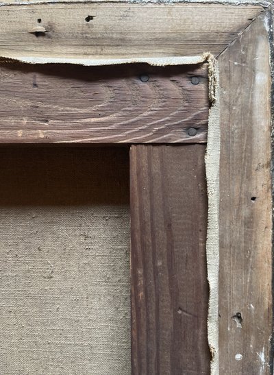 HST-Gemälde Madonna mit Kind im italienischen Stil nach Raffaello Sanzio + Rahmen