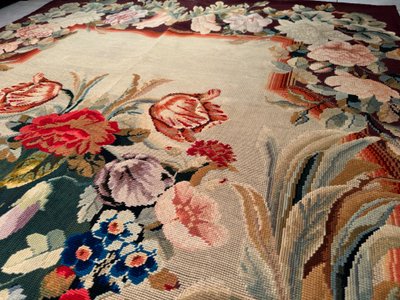 Aubusson rug with small point 265x150 cm