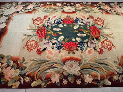 Aubusson rug with small point 265x150 cm