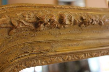 Antique Mirror, Mercury and Patina 69 X 84 Cm