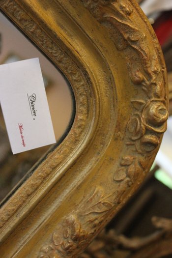 Antique Mirror, Mercury and Patina 69 X 84 Cm