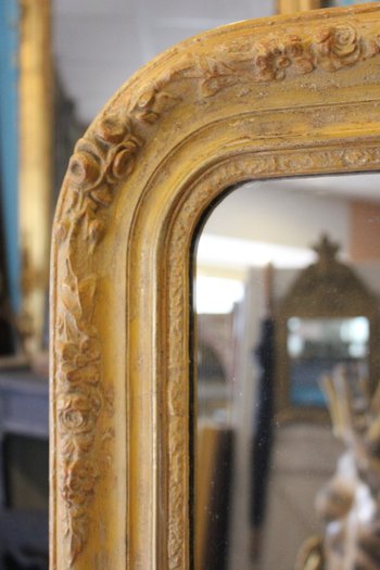 Antique Mirror, Mercury and Patina 69 X 84 Cm