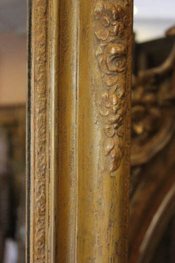 Antique Mirror, Mercury and Patina 69 X 84 Cm