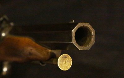 Pistola da ufficiale, a percussione, inizio XIX secolo