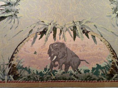 Tapis au point noué d'après Aubusson