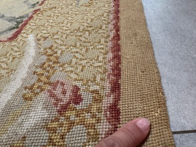 Tapis au point noué d'après Aubusson
