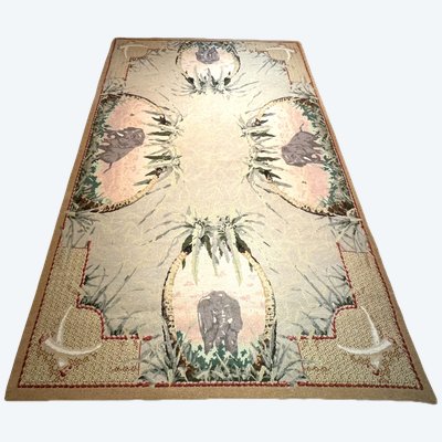 Tapis au point noué d'après Aubusson