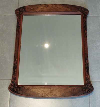 Antique mirror in the style of Camille Gauthier - Art Nouveau