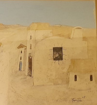 Paysage à la fillette ROBERT FONTA 
