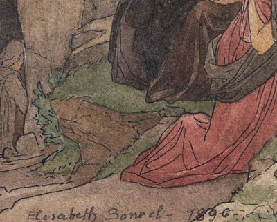 Élisabeth SONREL, Cristo pianto dalle sante donne