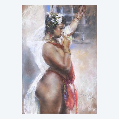 Pál FRIED, Danseuse noire à Tunis