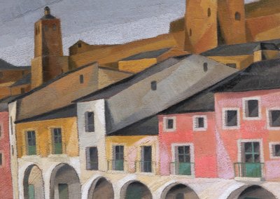 Pierre BOUCHERLE, Imaginäre Landschaft, Tunesien oder Spanien?
