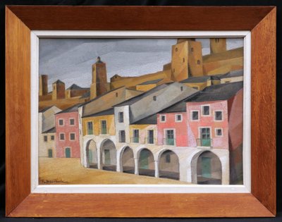 Pierre BOUCHERLE, Imaginäre Landschaft, Tunesien oder Spanien?