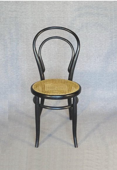 Chair No. 14 by KOHN, black Empire, circa 1875 - no Thonet -