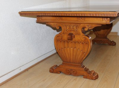 Neoclassical dining table by Christian Krass circa 1950