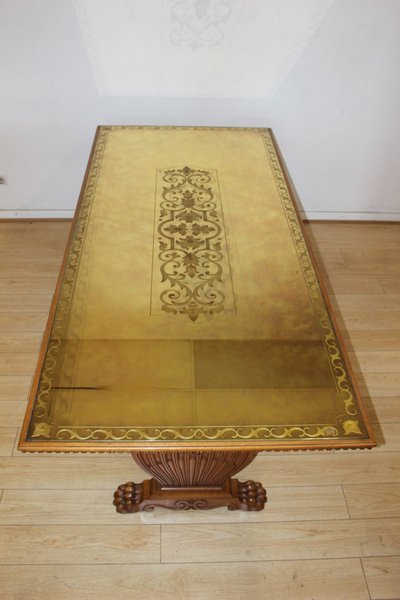 Neoclassical dining table by Christian Krass circa 1950