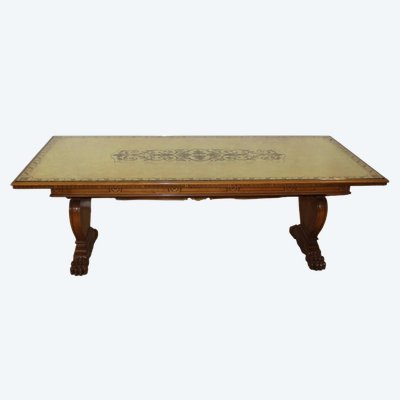 Neoclassical dining table by Christian Krass circa 1950