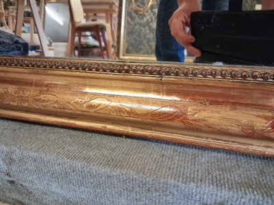 Louis Philippe period mirror 118 x 88