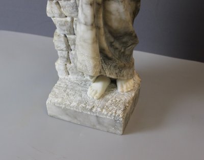 Scultura in alabastro, Donna con turbante di Corrini