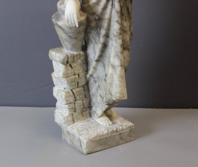 Scultura in alabastro, Donna con turbante di Corrini