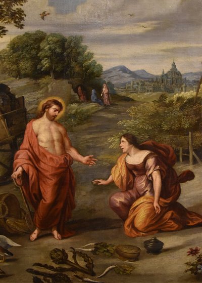 Noli Me Tangere, Jan Brueghel The Younger (antwerp 1601–1678) Workshop Of
