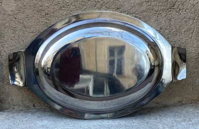 Art Deco silver-plated cup