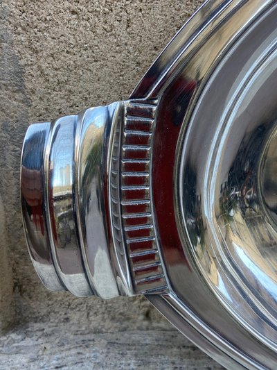 Art Deco silver-plated cup