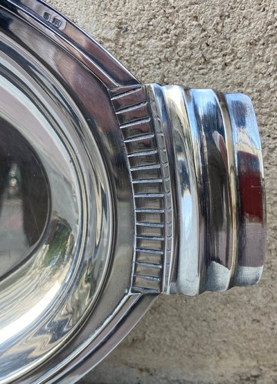 Art Deco silver-plated cup