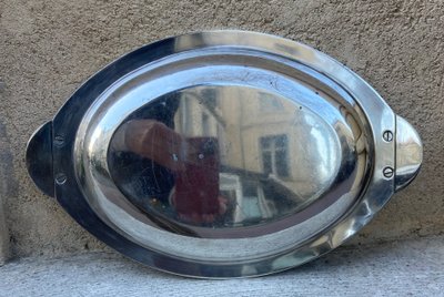 Tazza Art Déco placcata in argento