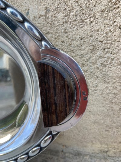 Tazza Art Déco placcata in argento