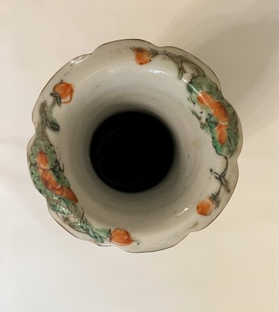 19th century Canton vase, H 25 cm
