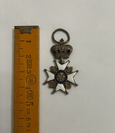 Medaglia del Giglio in argento e smalto, 1814