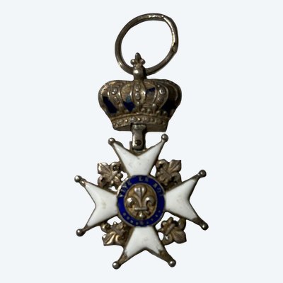 Medaglia del Giglio in argento e smalto, 1814