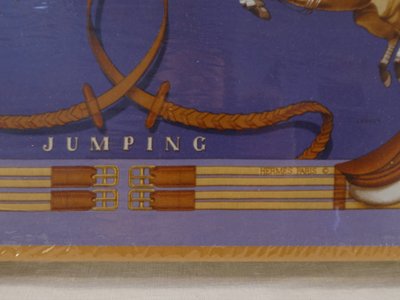 HERMES Paris RARE Grand Puzzle Collection de 4000 pieces en bois "JUMPING"
