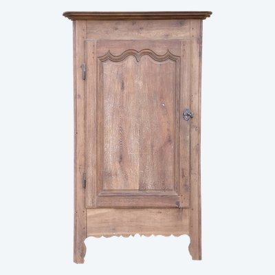 Antico mobiletto in rovere del XVIII secolo con telaio e anta Rif. G